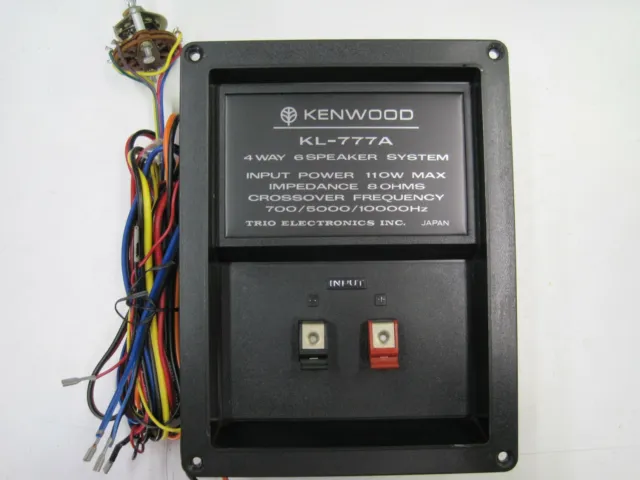 Kenwood Kl-777A 4-Way Crossover/ Input Plate