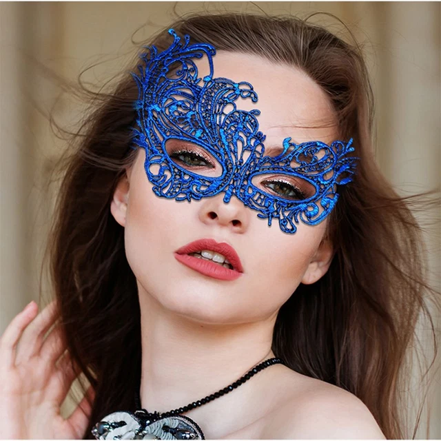 Ballo di Carnevale Halloween. Mardi Gras Lace Masquerade Maschere di partito