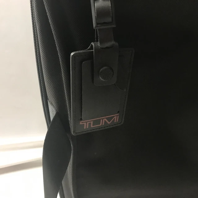 TUMI Alpha 3 Large Split 2-Wheel Duffel Bag Luggage Black Genuine Rolling READ 2