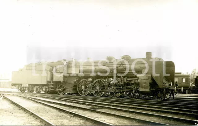 Bellingrodt Baryt-Foto Dampflok 19 020, Bw Reichenbach in Nürnberg, 28.6.1933