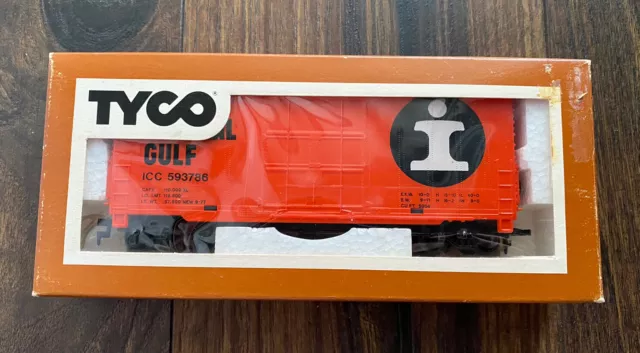 HO Tyco Illinois Central Gulf ICG 40' Hi Cube Box Car 371-C vintage new in box
