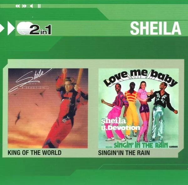 2xCD ALBUM SHEILA KING OF THE WORLD & SINGIN' IN THE RAIN TRES RARE NEUF OUVERT