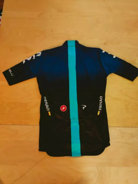 maillot cycliste vélo HENAO maillot porté worn jersey radtrikot team INEOS SKY