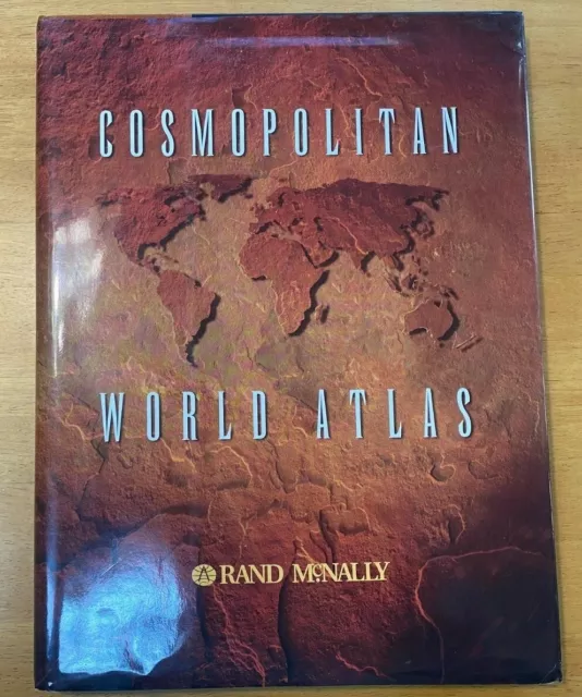 Rand McNally Cosmopolitan WORLD ATLAS 1993 Edition Large Hardcover