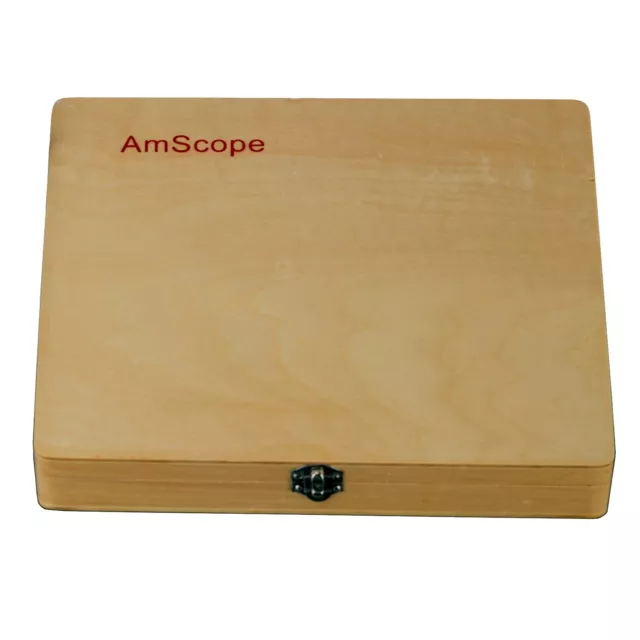 AmScope PS100B 100 PC Preparado Microscopio Vidrio Diapositivas - Set B 2