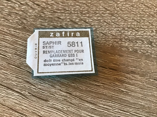 1 X SAPHIR neuf compatible Garrard GC8 NOS compatible needle EUR 7,99 - FR