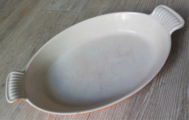 Plat Ovale Le Creuset Fonte émaillée Marron 33 Cm - Design La Mama Enzo Mari N°2