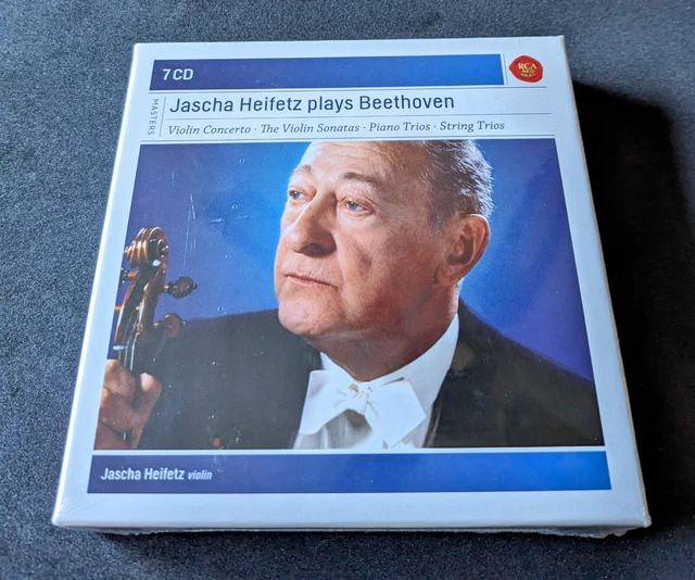 CD JASCHA HEIFETZ Plays Bach Vieuxtemps Gruenberg Cdvs1919