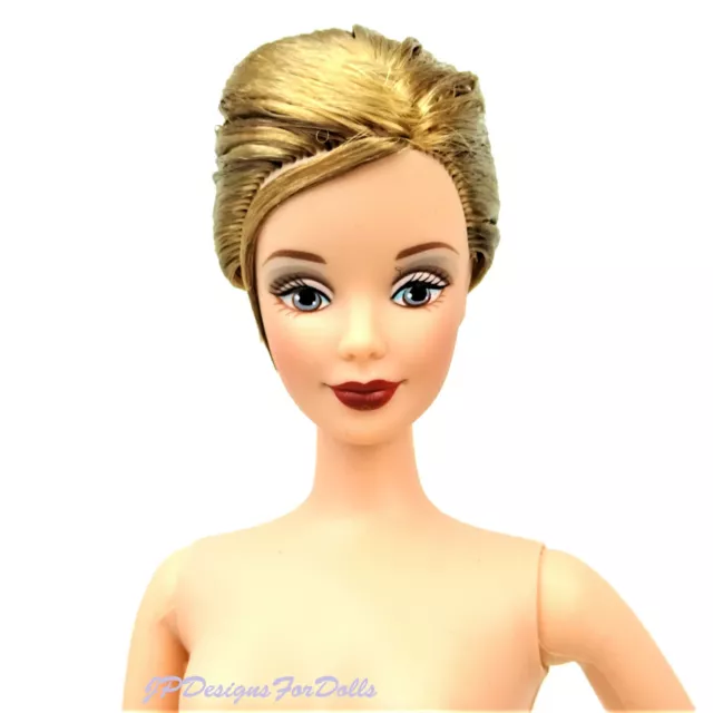Barbie Doll 40th Anniversary Collector Edition Blonde Updo New Nude with Stand