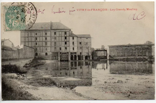 VITRY LE FRANCOIS - Marne - CPA 51 - the great moulin - mill - 7