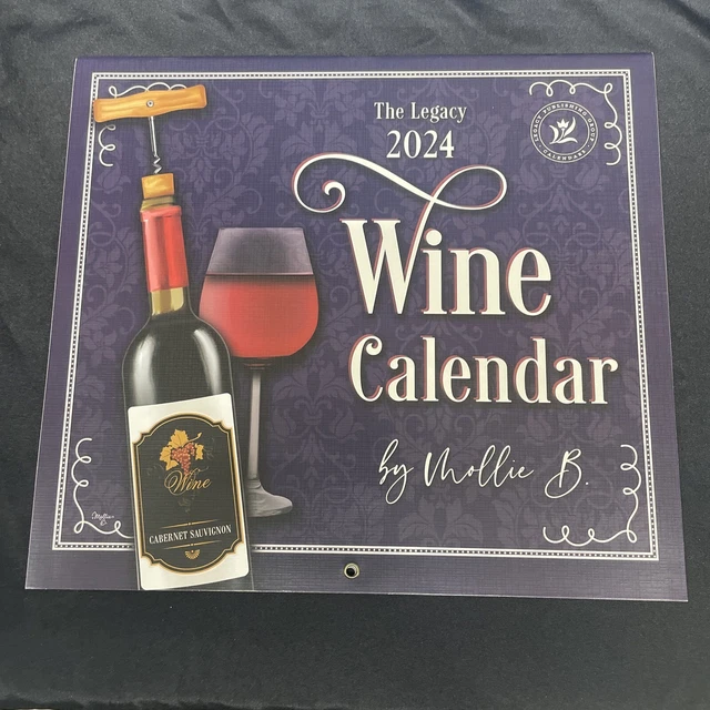 LEGACY 2024 CALENDAR Wine Fits Wall Frame Calender 19.99 PicClick
