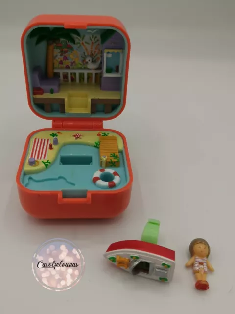 Lulu And Her Speedboat Ring Case Polly Pocket Bluebird 1991 Vintage Bague