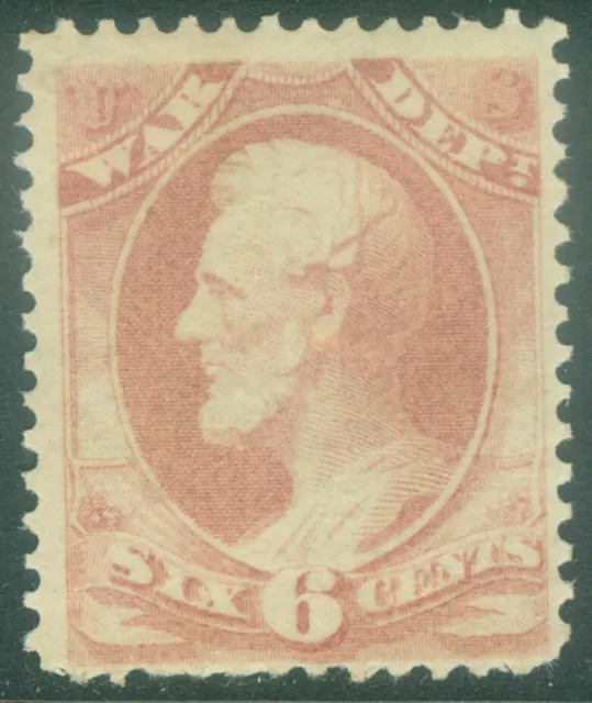 EDW1949SELL: USA 1873 Scott# O86 Mint Disturbed Og. Psag Certificato Catalogo