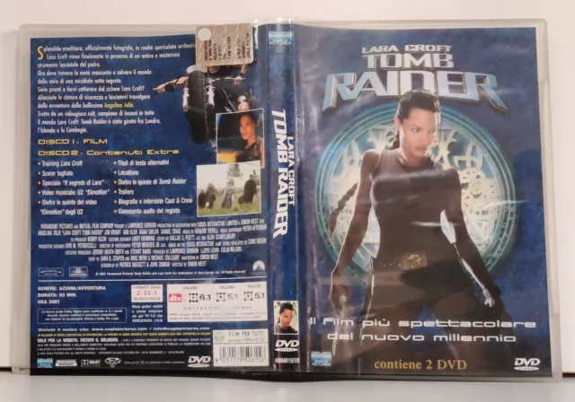 Dvd - Tomb Raider - Lara Croft - Angelina Jolie - Original, Filme e Série  Dvd Usado 45434554