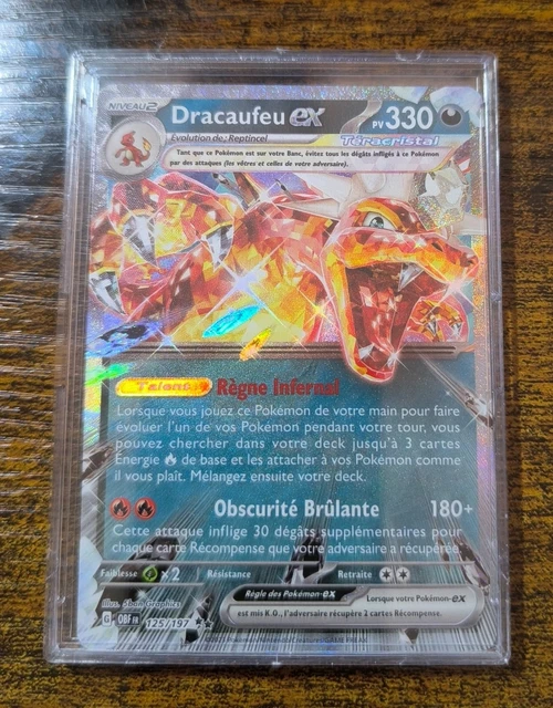 125/197 pokemon card Charizard ex Double Rare (SV Obsidian Flames) + TitanCards Toploader Toys Ability Infernal Reign When you play this card from your hand to evolve a Pokemon during your turn Charizard Ex 125 Pokmon TCG: