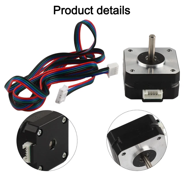FOR NEMA 17 Pancake Stepper Motor with Reliable Torque for 3D Printers ...