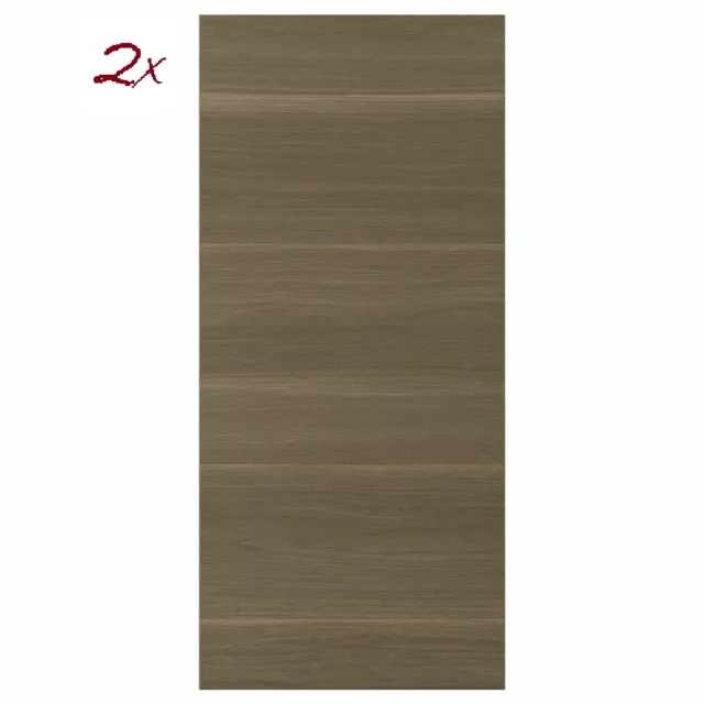 2x Nuevo Panel IKEA VOXTORP 86x39 cm ~ Efecto Nogal