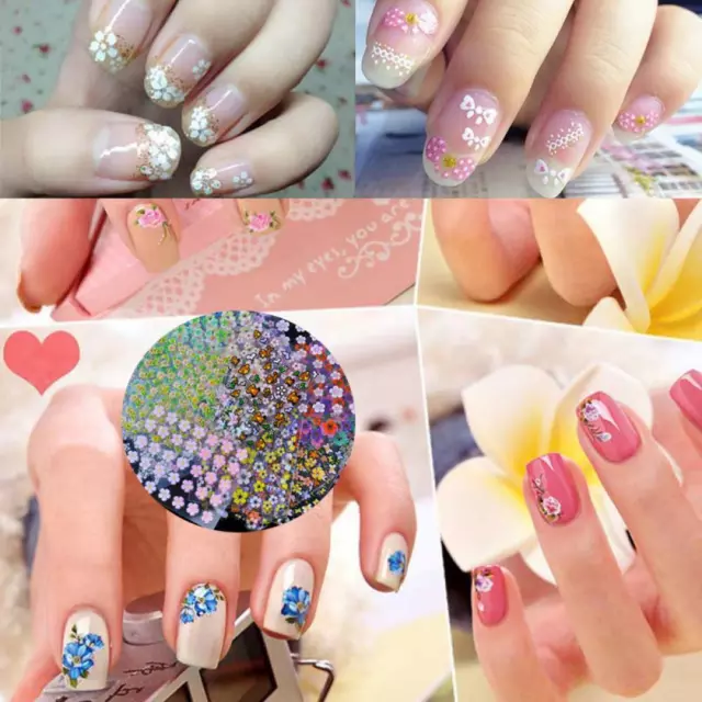 Decor Decorations 3D Design Manicure Tips Nail Decal Flower Nail Art Stickers