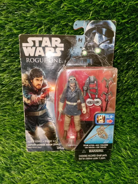 Hasbro Star Wars Rogue One CAPTAIN CASSIAN ANDOR (EADU) 3.75 action figure NEW!