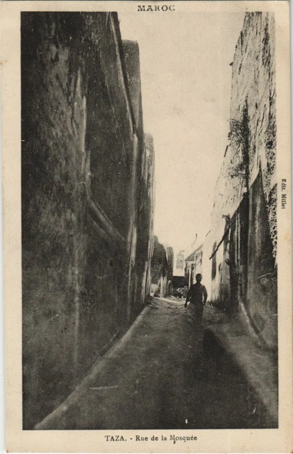 CPA AK Taza - Rue de la Mosquee MAROC (1083262)