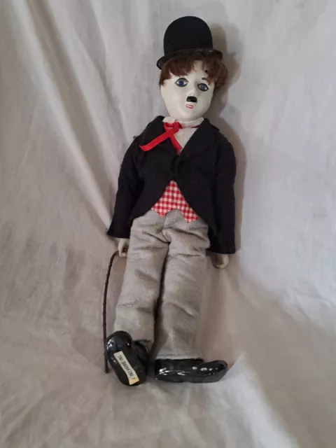 vintage charlie chaplin porcelain doll