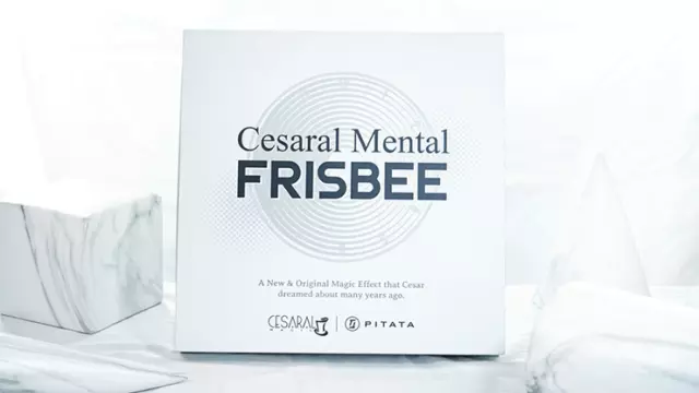 Cesaral Magic Mental Frisbee by PITATA - Stage Magic Trick Illusion Mentalism