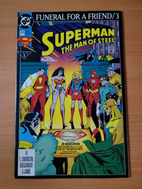 Superman The Man of Steel #20 ~ DOLLAR BIN ~ 1993 DC Comics