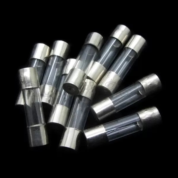 100 STCK. 2A 250 V Schnell Blasen Glas Rohrsicherung 5 mm x 20 mm 0,2 Zoll x 0,8 Zoll F2AL250V