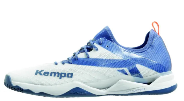 KEMPA Wing Lite 2.0 scarpe da interno pallamano bianco/blu NUOVE