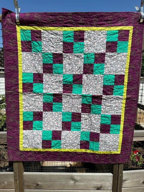**Handmade Quilt** Homemade ~ Finished Quilt ~ Snuggle Ready!