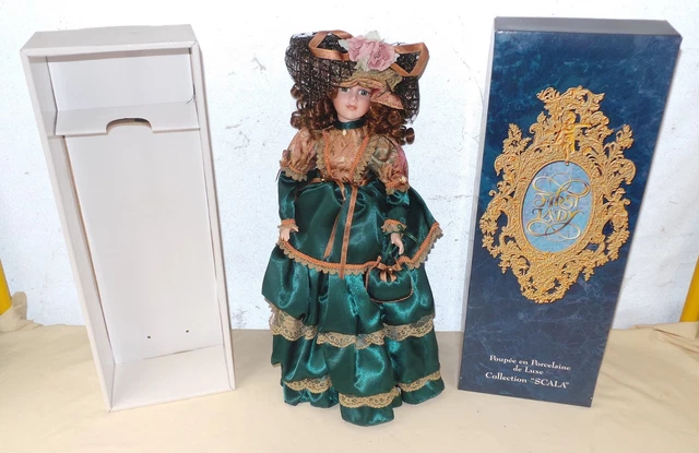Poupée En Porcelaine First Lady Collection Opera – Emma, 45 Cm
