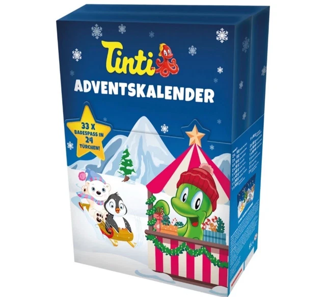 TINTI ADVENTSKALENDER 2025 Kinder Badeüberraschungen | NEU & OVP EUR 32 ...