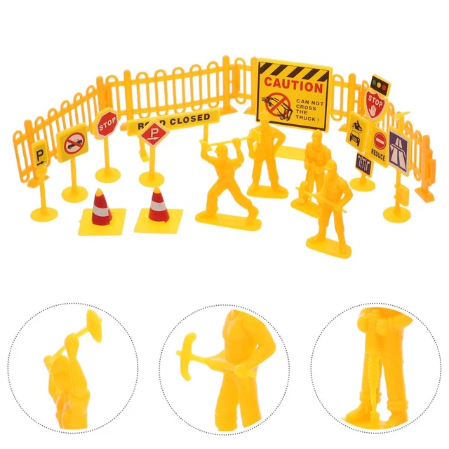 108-TEILIGES VERKEHRSZEICHEN-SPIELSET FÜR Kinder, Straßenschilder