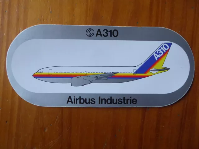 Autocollant Sticker Aufkleber Airbus Industries A310 Airliner