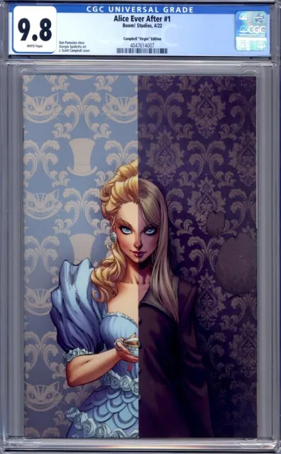 Alice Ever After #1   J. Scott Campbell Virgin Edition 1st Print  CGC 9.8