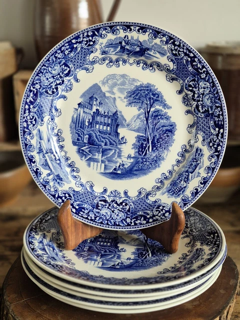 Lot De 4 Assiettes à Dessert 19 Cm En Porcelaine New Bone China LeTravisate - Design Amusant