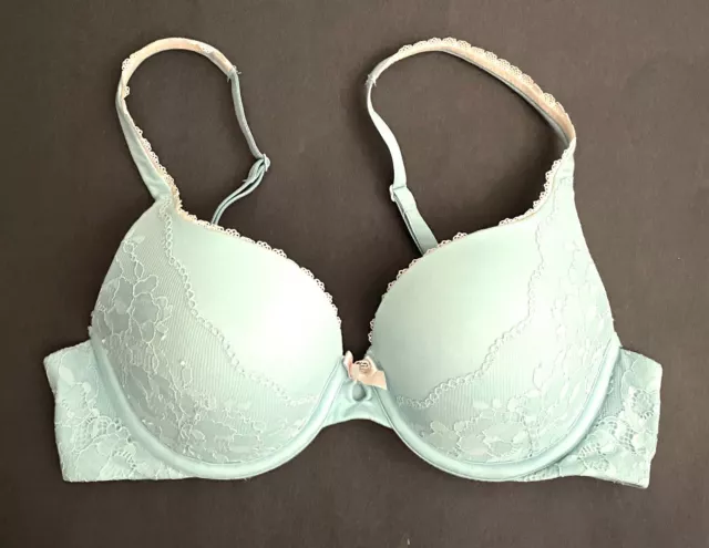 Victoria’s Secret Body By Victoria Lined Perfect Coverage Bra 38B Pink  Shimmer 