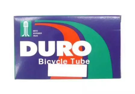 2x (Pair) Duro 20" Bicycle Tubes - 20 X 1.3/8 - A/V Schrader Valve - 4619