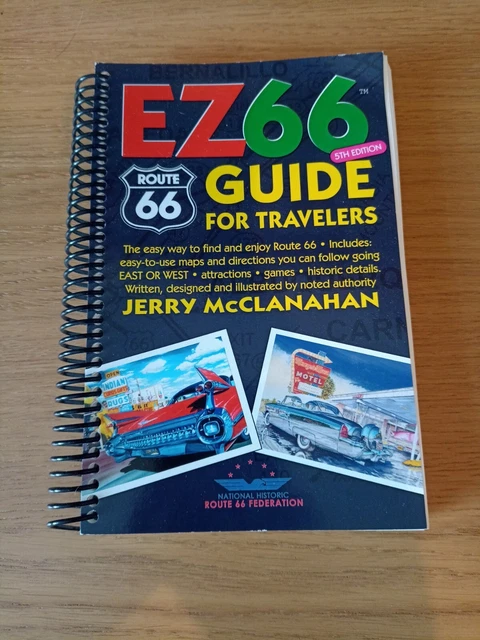 EZ66 GUIDE FOR Travelers 5th edition (2023) Route 66 Maps - Jerry McClanahan £20.00 - PicClick UK