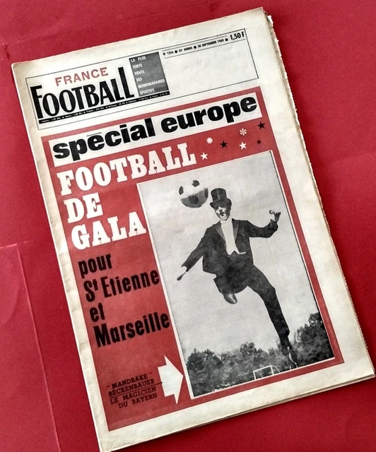France Football N°1516 1975 - Saint-Etienne Vs Bayern Munich - Coupe D'Europe