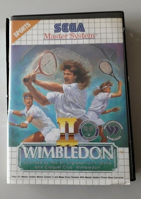 WIMBLEDON SEGA MASTER SYSTEM (MS) PAL-EURO (COMPLETE - Trader Games