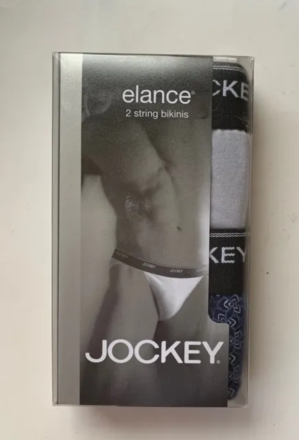 12 PCS JOCKEY Men's elance string bikini underwear All sizes Style #1005  $67.99 - PicClick