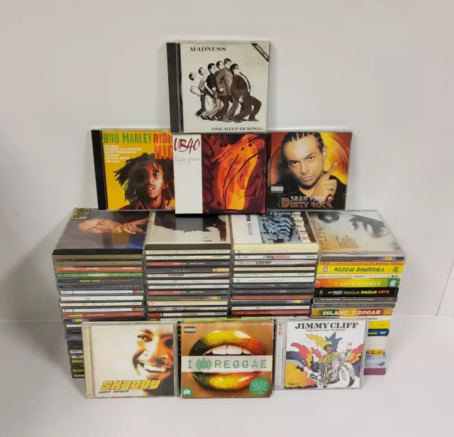 94 x Reggae CD JobLot - Shaggy UB40 Jimmy Cliff Bob Marley Madness [9]