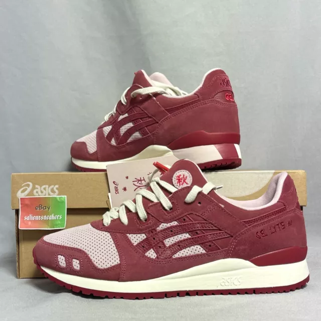 ASICS Gel Lyte III Og UK8 1201A296-700 Saisons Automne EUR42.5 US9 cm27 3 Rouge