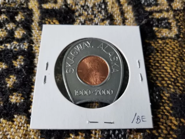 Skagway Alaska - Encased USA Cent 2000 - Lucky Penny 2