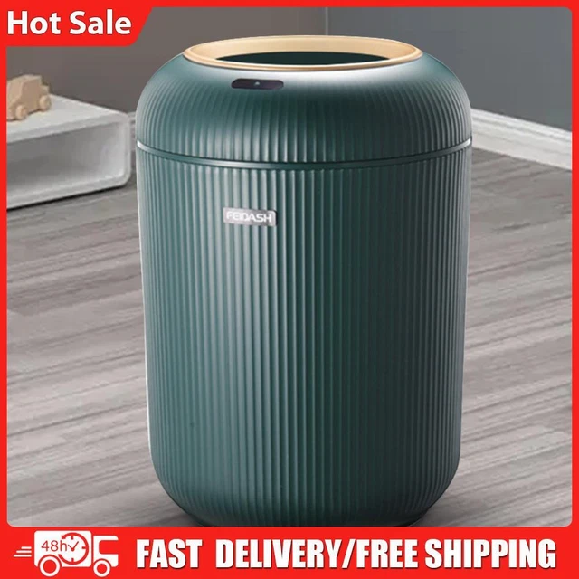 Sensore automatico 9,5 L/10 L Cestino Elettrico con Coperchio Parapiede Antiscivolante Design