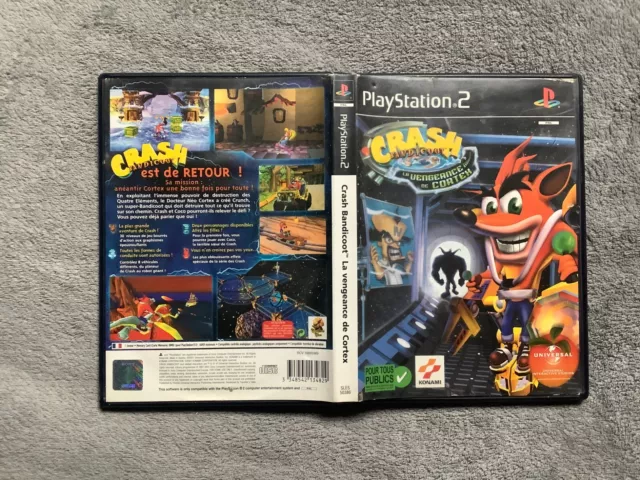 crash bandicoot la vengeance de cortex ps2 FR