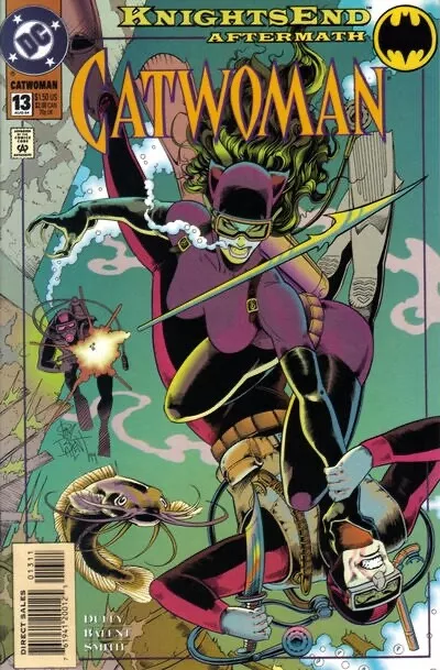 CATWOMAN (Vol. 2) #13 VF, Direct DC Comics 1994 Stock Image