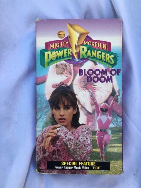 Power Rangers Bloom MIGHT MORPHIN POWER Rangers VHS Bloom Of Doom Pink Ranger £7.81 ...