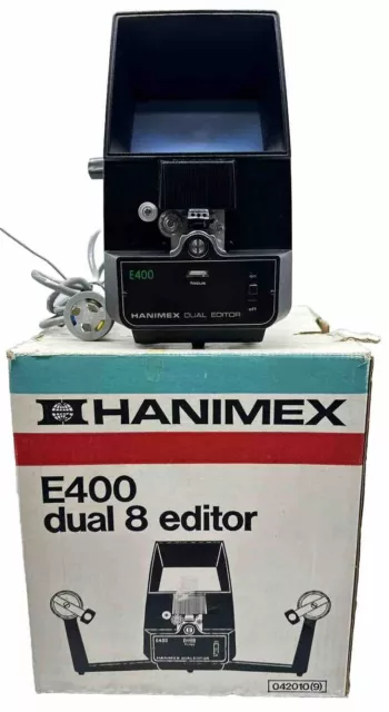 1970s Hanimex E400 Dual 8 Movie Editor, Projector Boxed, Made In JAPAN Vintage